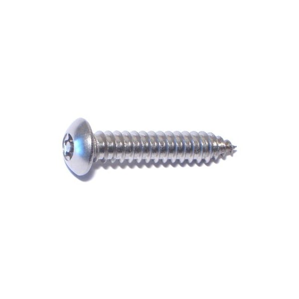 Midwest Fastener Sheet Metal Screw, #14 x 1-1/4 in, 18-8 Stainless Steel Round Head Torx Drive, 6 PK 77752 - main
